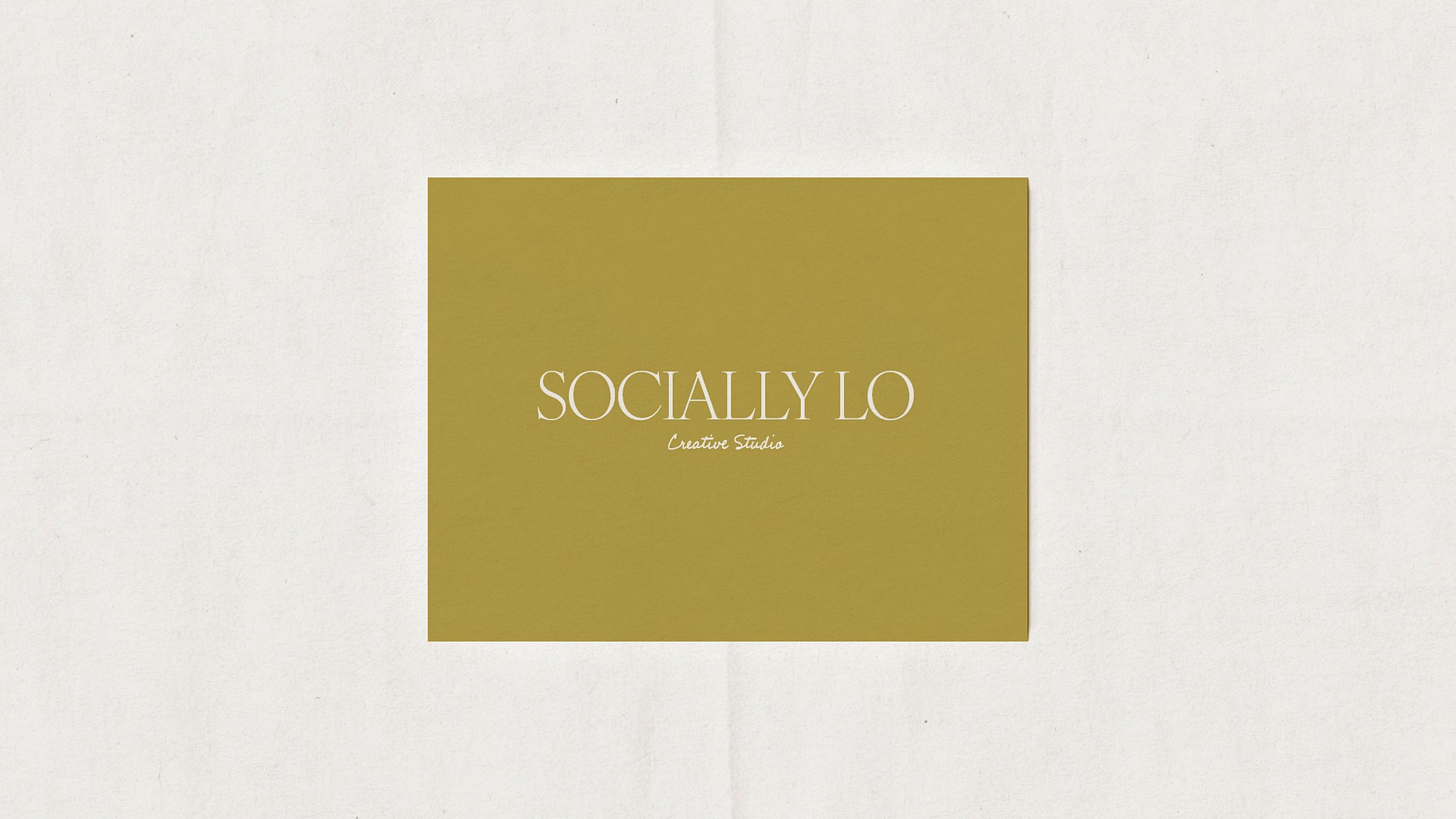 Socially Lo, a creative studio
